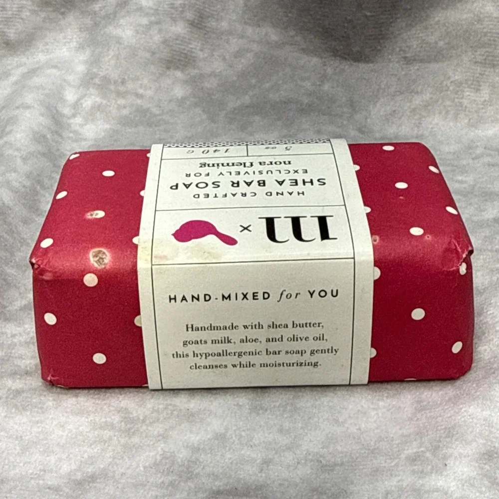 Nora Fleming Retired Dot Soap Hand Crafted Shea Bar Exclusive 5oz Hypoallergenic